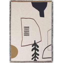 off-white - Mirage blanket - Ferm Living