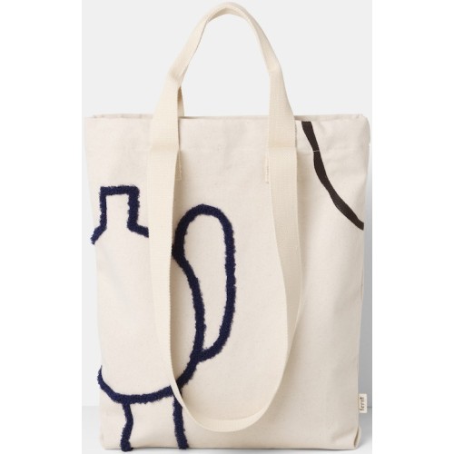 SOLD OUT black blue - Mirage tote bag - Ferm Living