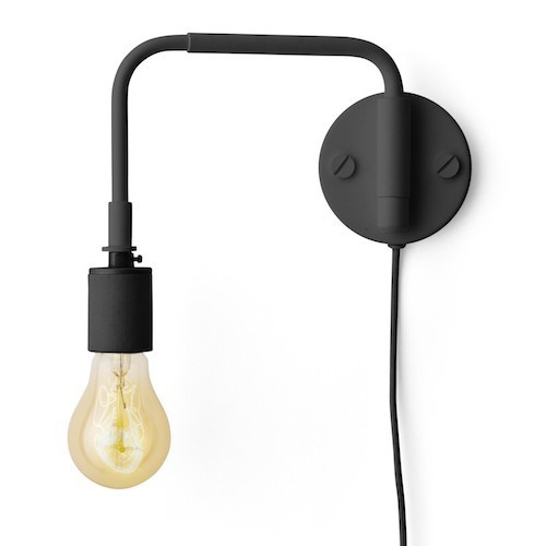 OUT OF STOCK - black - Staple wall lamp - Tribeca - Audo Copenhagen