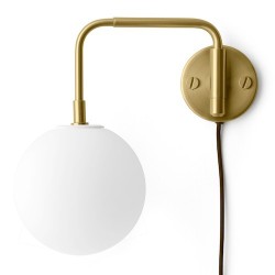 brass + TR Bulb - Staple wall lamp - Tribeca - Audo Copenhagen