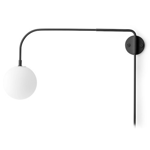 OUT OF STOCK - black + TR Bulb - Warren wall lamp - Tribeca - Audo Copenhagen