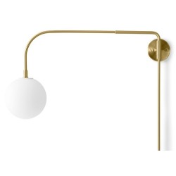 OUT OF STOCK - brass + TR Bulb - Warren wall lamp - Tribeca - Audo Copenhagen