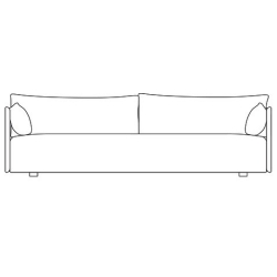 3-seater sofa - Offset - Audo Copenhagen