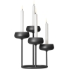 25.1 x 26.3cm - dark grey - candelabra Nappula