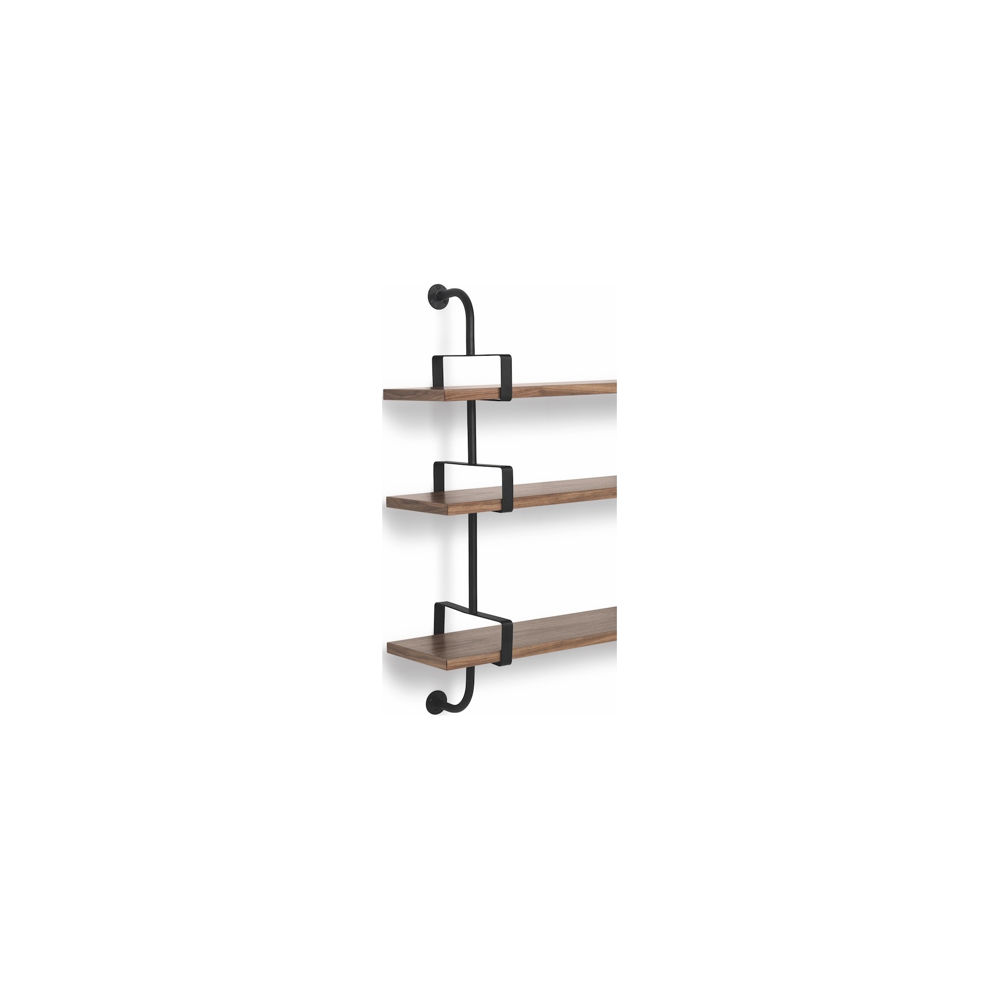 walnut - 3 shelves - Biblio-Démon - Gubi