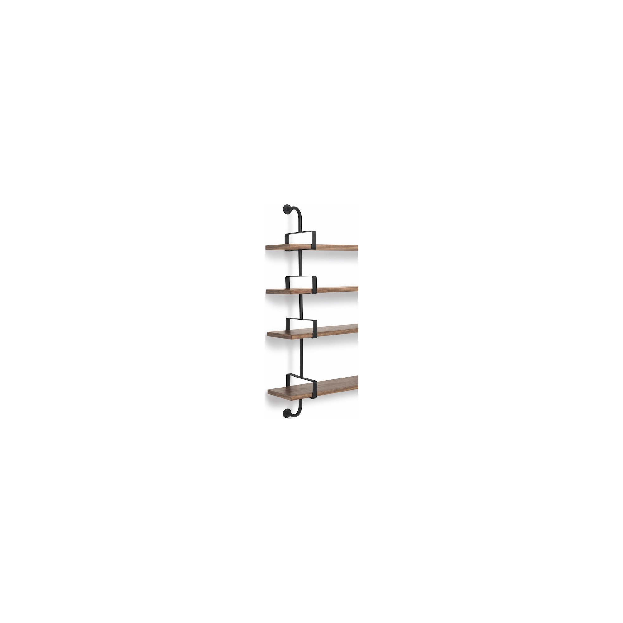 walnut - 4 shelves - Biblio-Démon - Gubi