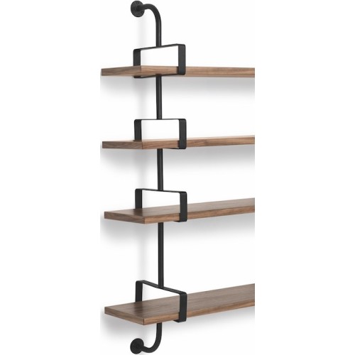 walnut - 4 shelves - Biblio-Démon - Gubi