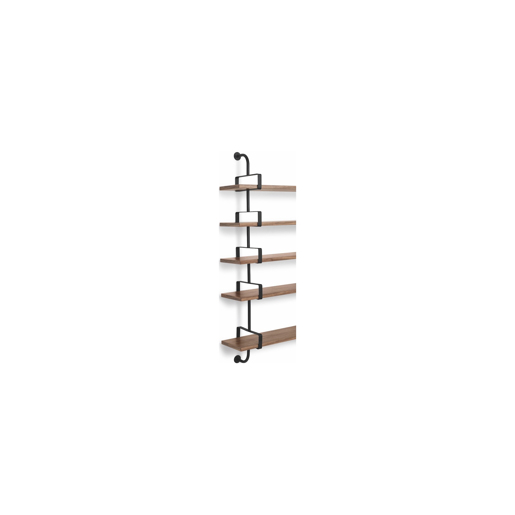 walnut - 5 shelves - Biblio-Démon - Gubi