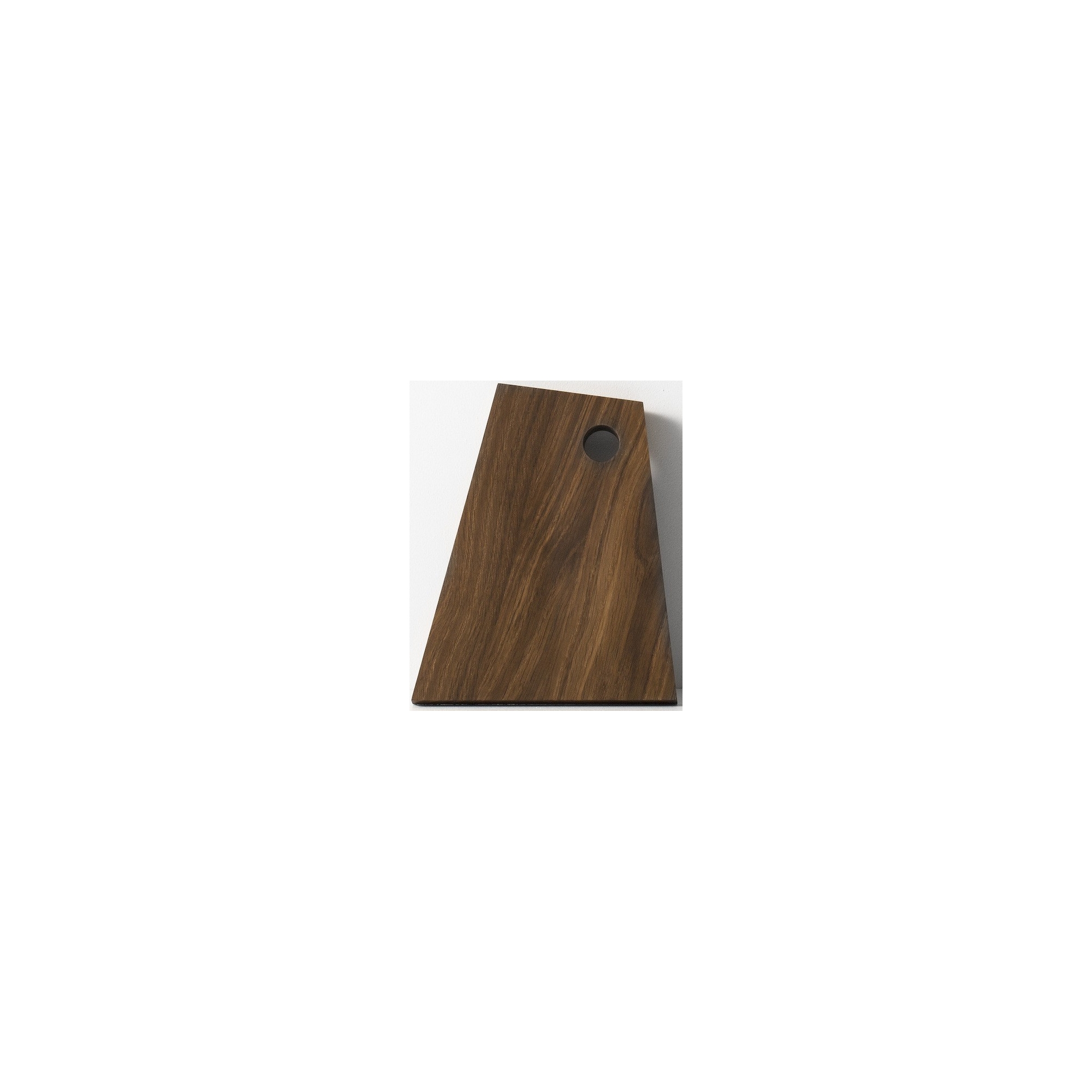 smoked oak - small Asymmetric cutting board - Ferm Living