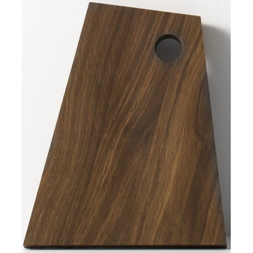 smoked oak - small Asymmetric cutting board - Ferm Living