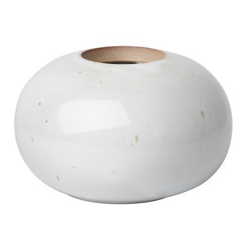 round vase - pale grey - japanese earthenware - Cecilie Manz - Fritz Hansen