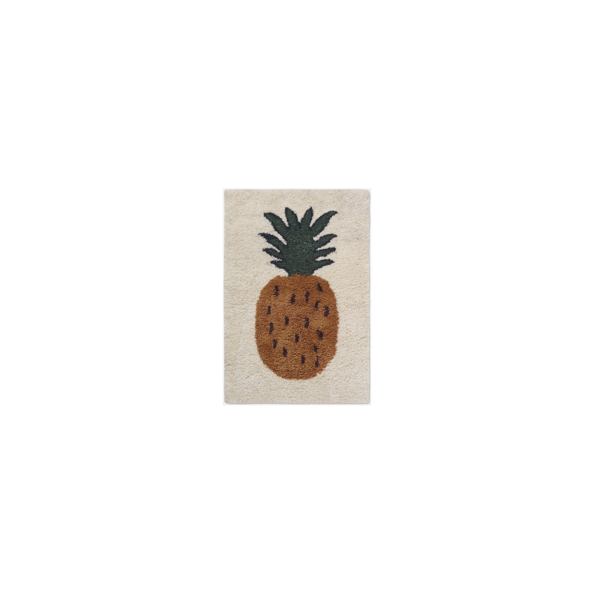 small - pineapple - Fruiticana tufted rug - Ferm Living