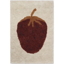 large - strawberry - Fruiticana tufted rug - Ferm Living