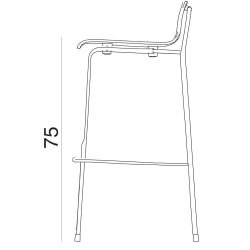 H75cm - tabouret Studio - Normann Copenhagen