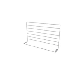 wire screen 58x32cm - white metal - String Furniture