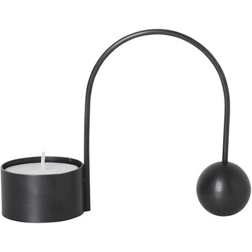 black brass - Balance tealight holder - Ferm Living