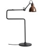 black / raw copper round - Gras 317 - table lamp - DCW éditions