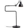 noir / rond noir, intérieur cuivre - Gras 317 - lampe de table - DCW éditions