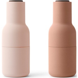 nudes / walnut lid - set of 2 Bottle Grinders - Audo Copenhagen