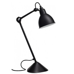 black / round black - Gras 205 - table lamp - DCW éditions