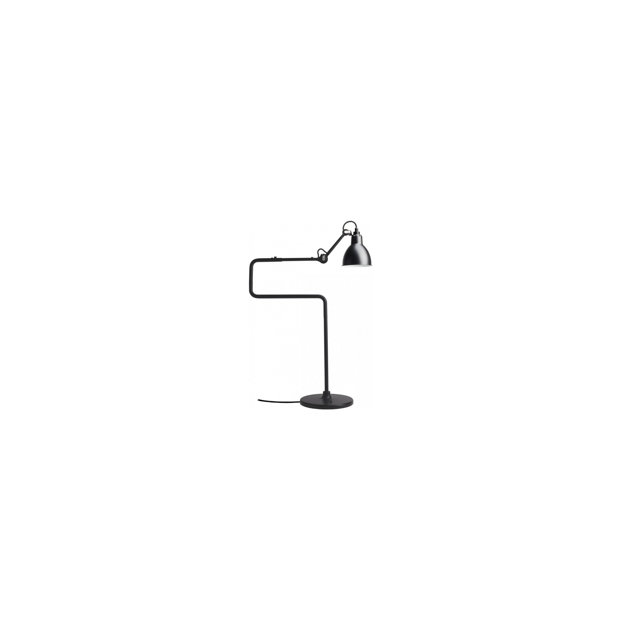 black / round black - Gras 317 - table lamp - DCW éditions