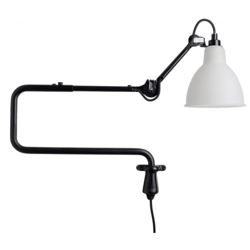 black / round polycarbonate - Gras 303 - wall lamp - DCW éditions