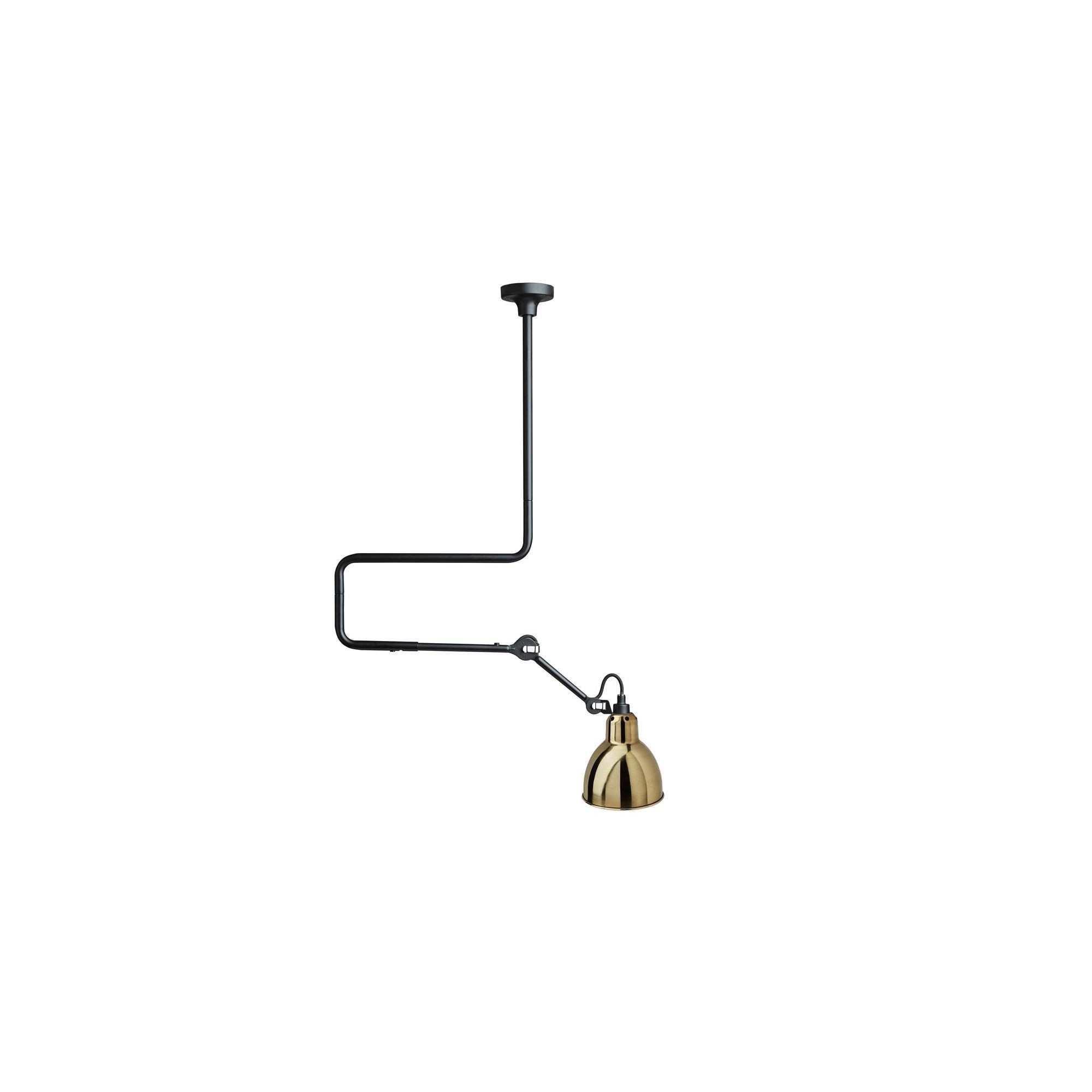 black / round brass - Gras 312 - pendant - DCW éditions