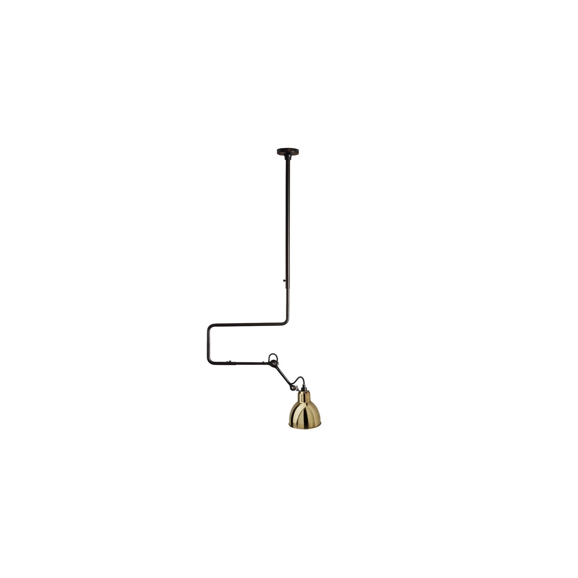 black / round brass - Gras 312 L - pendant - DCW éditions