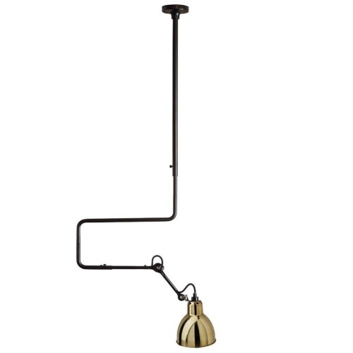 black / round brass - Gras 312 L - pendant - DCW éditions