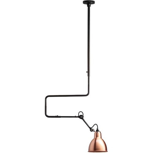 black / round copper - Gras 312 L - pendant - DCW éditions