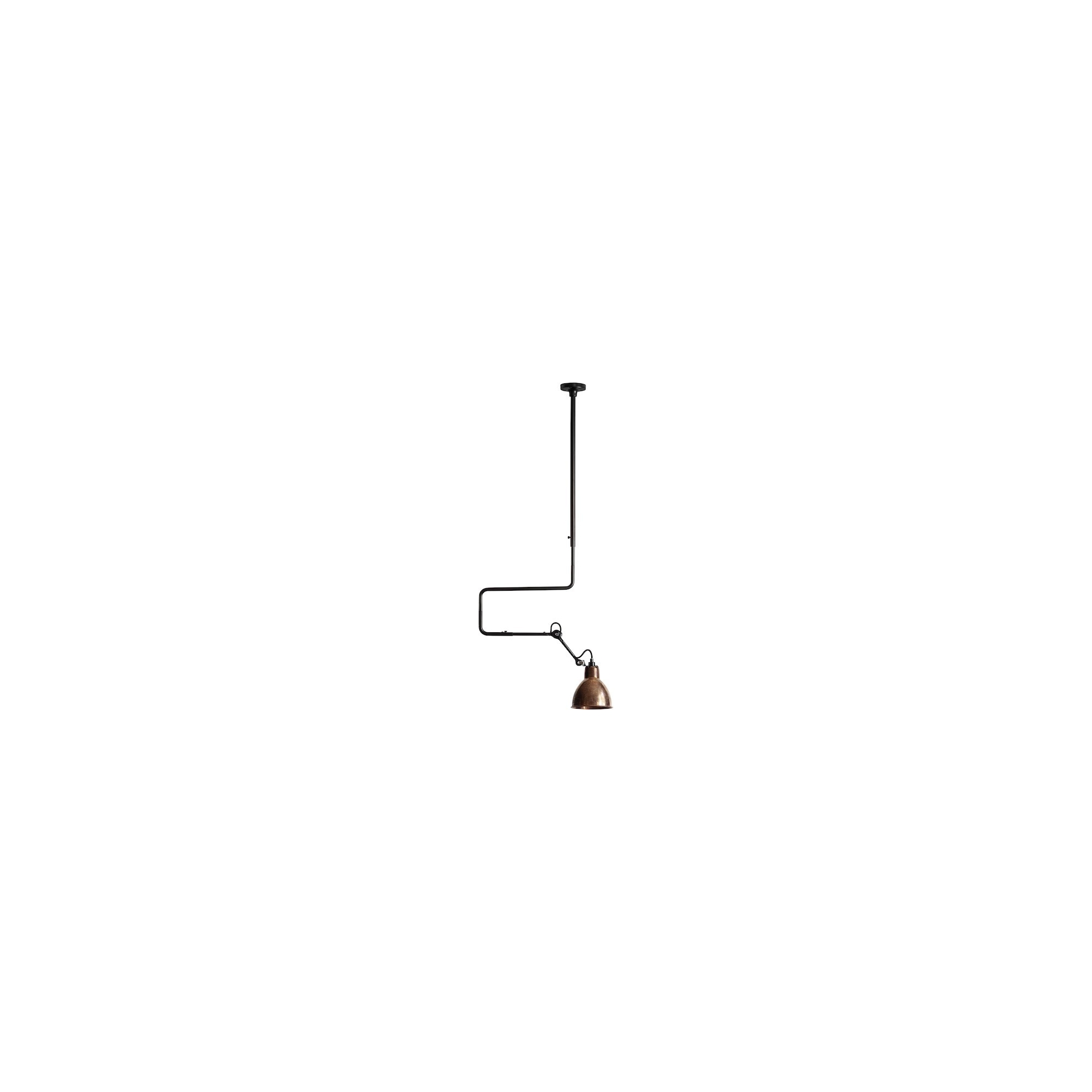 black / round raw copper - Gras 312 L - pendant - DCW éditions