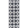 70x100 cm - beluga - Flower - tapis plastique