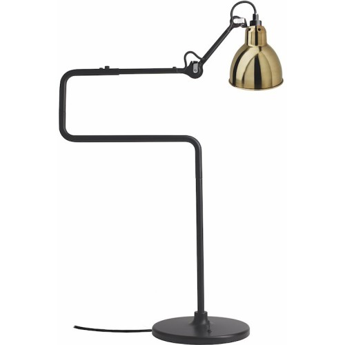 black / brass round - Gras 317 - table lamp - DCW éditions