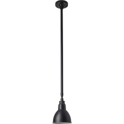 black / round black - Gras 300 - ceiling lamp - DCW éditions