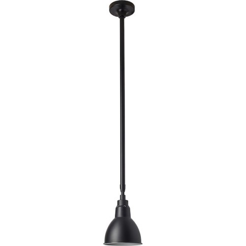 black / round black - Gras 300 - ceiling lamp - DCW éditions