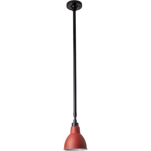 black / round red - Gras 300 - ceiling lamp - DCW éditions