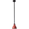 black / round red - Gras 300 - ceiling lamp - DCW éditions