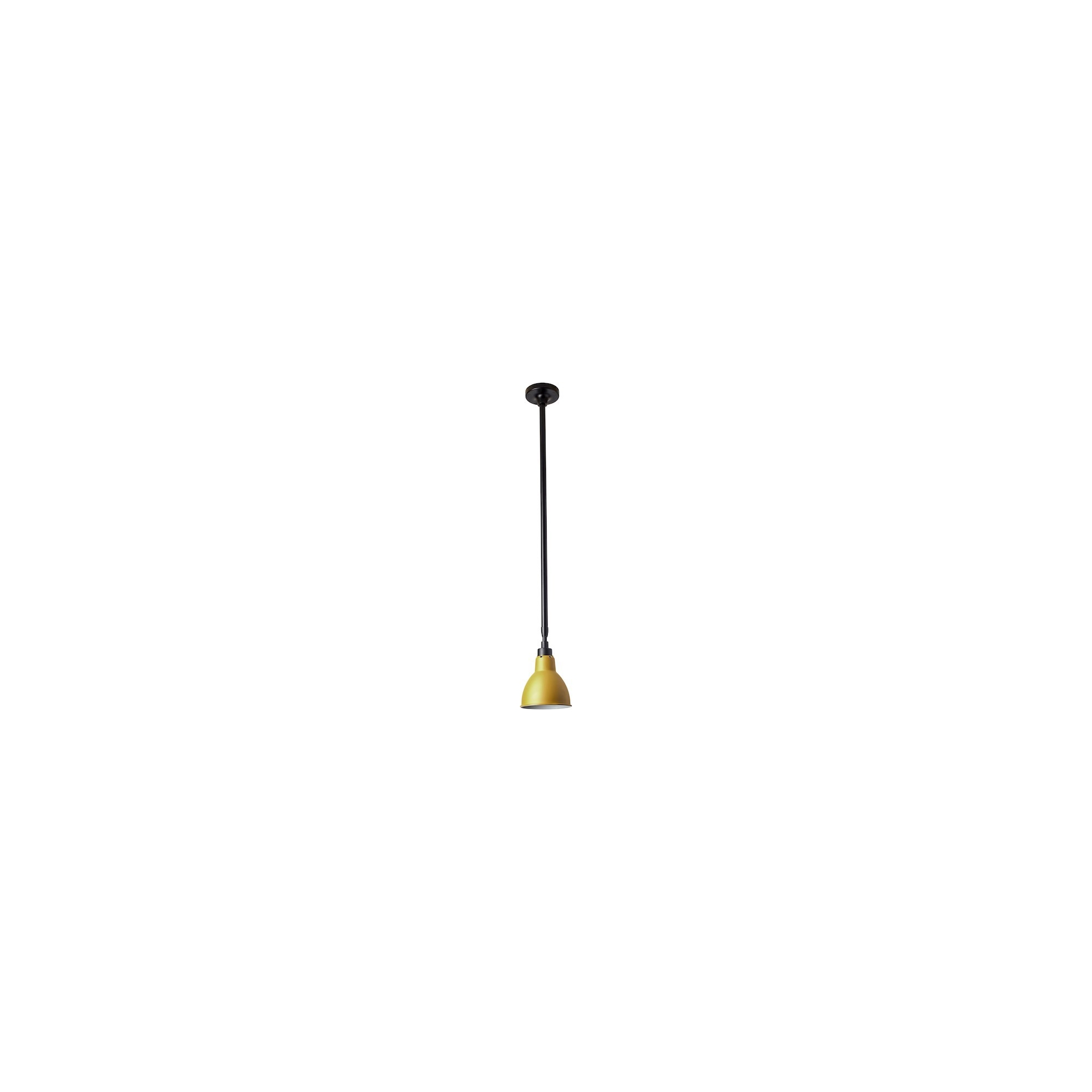 black / round yellow - Gras 300 - ceiling lamp - DCW éditions