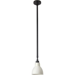 black / round polycarbonate - Gras 300 - ceiling lamp - DCW éditions