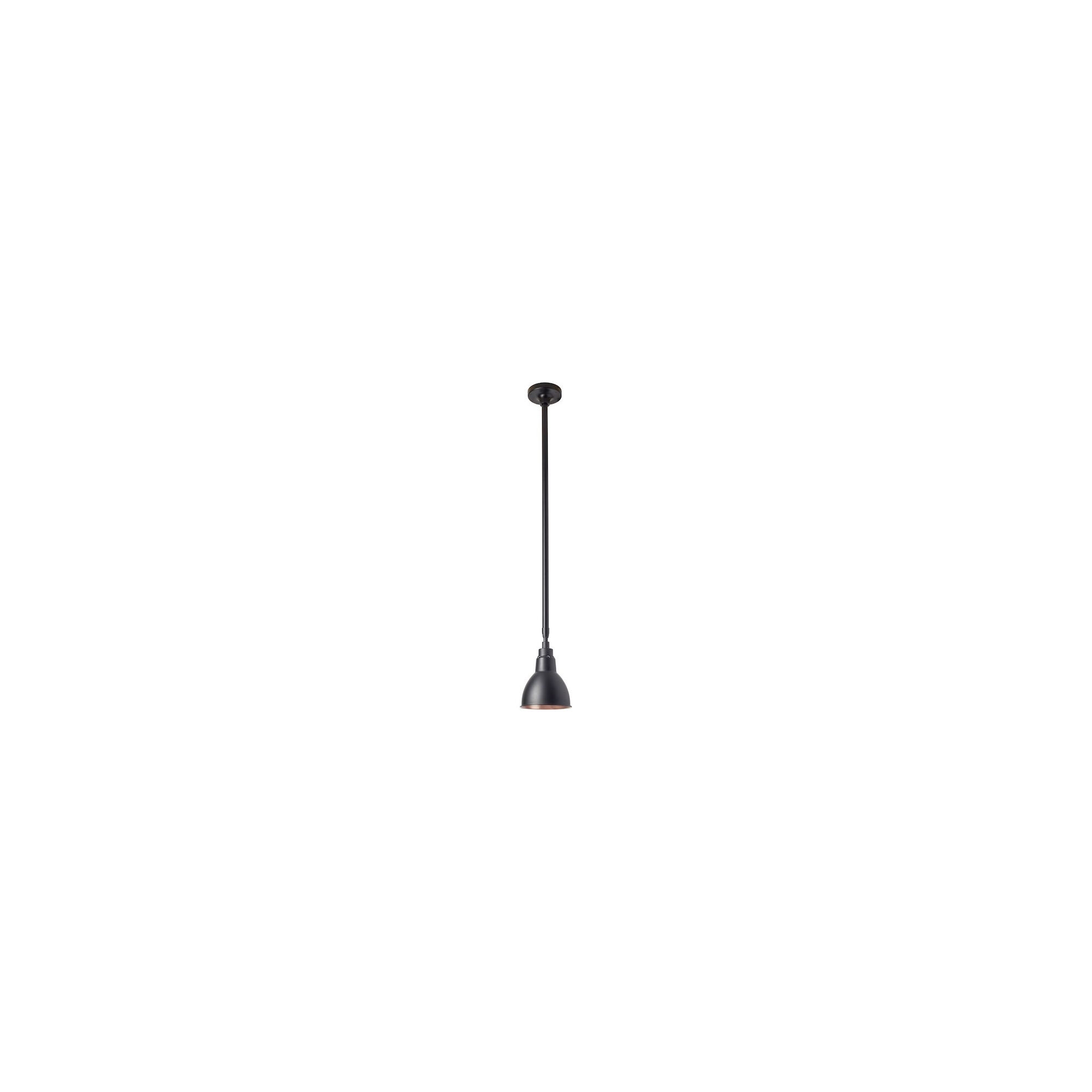 black / round black-copper - Gras 300 - ceiling lamp - DCW éditions