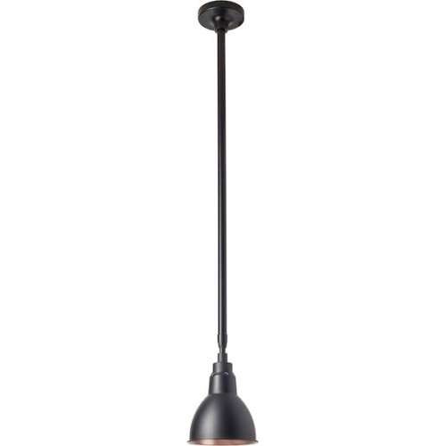 black / round black-copper - Gras 300 - ceiling lamp - DCW éditions