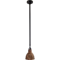 black / round raw copper - Gras 300 - ceiling lamp - DCW éditions