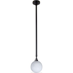 black / glassball Ø175mm - Gras 300 - ceiling lamp - DCW éditions