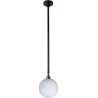 black / glassball Ø250mm - Gras 300 - ceiling lamp - DCW éditions