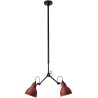 black / round red - Gras 305 - ceiling lamp - DCW éditions