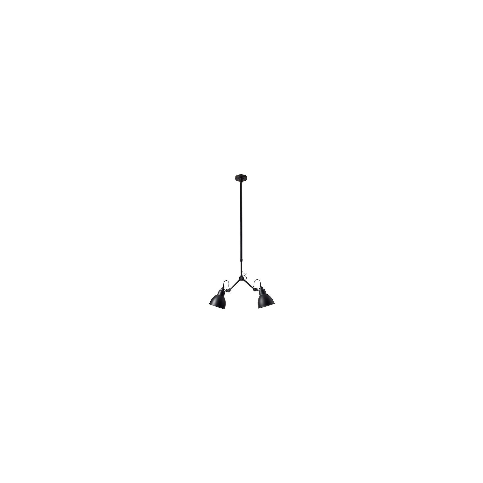 black / round black - Gras 305 - ceiling lamp - DCW éditions