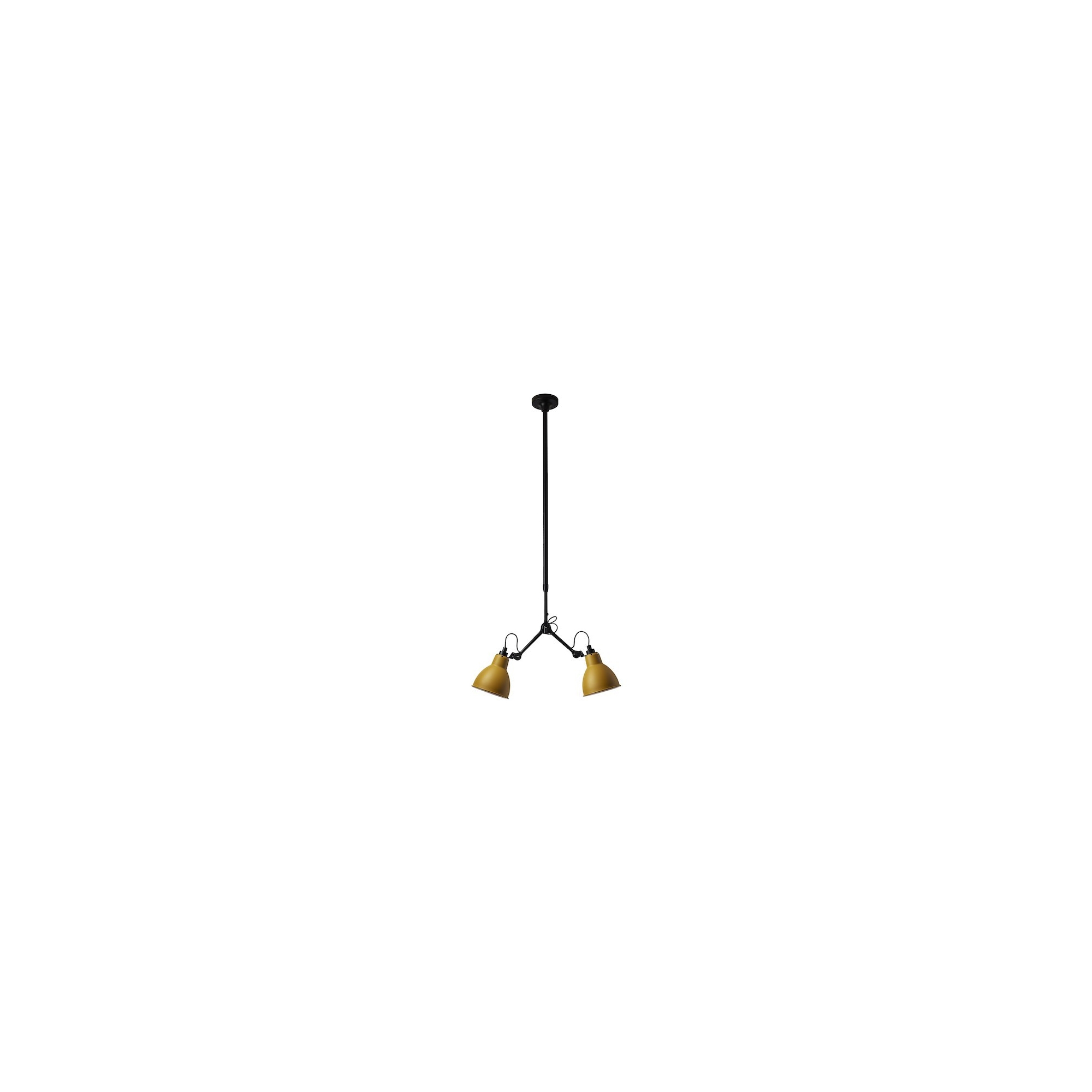 black / round yellow - Gras 305 - ceiling lamp - DCW éditions