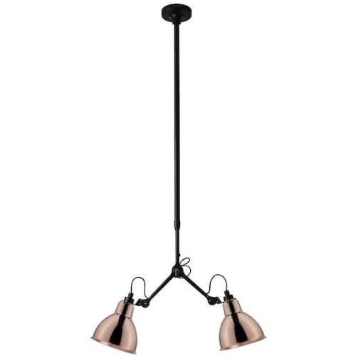 black / round copper - Gras 305 - ceiling lamp - DCW éditions