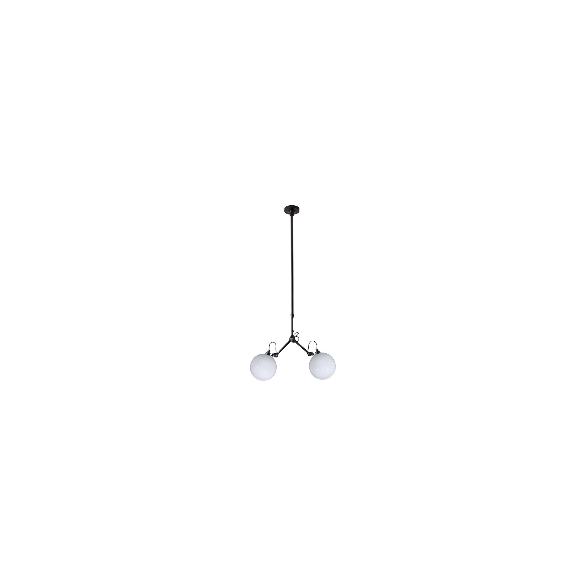 black / glassball Ø175mm - Gras 305 - ceiling lamp - DCW éditions