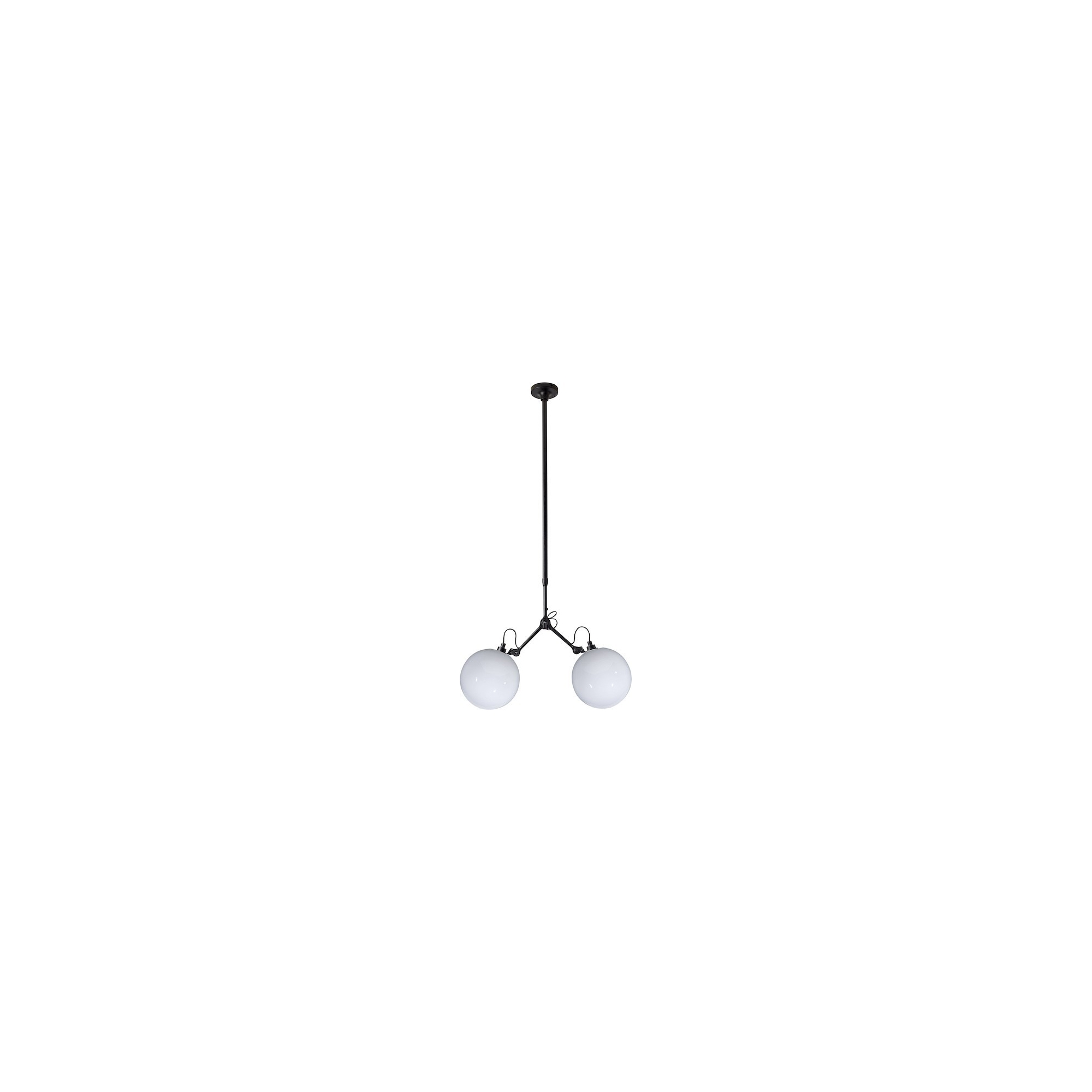 black / glassball Ø250mm - Gras 305 - ceiling lamp - DCW éditions